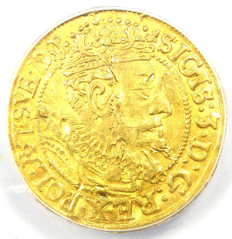 Read more about the article 1596 Poland Danzig Gold Sigismund III Vasa Ducat Coin – ANACS XF40 Details