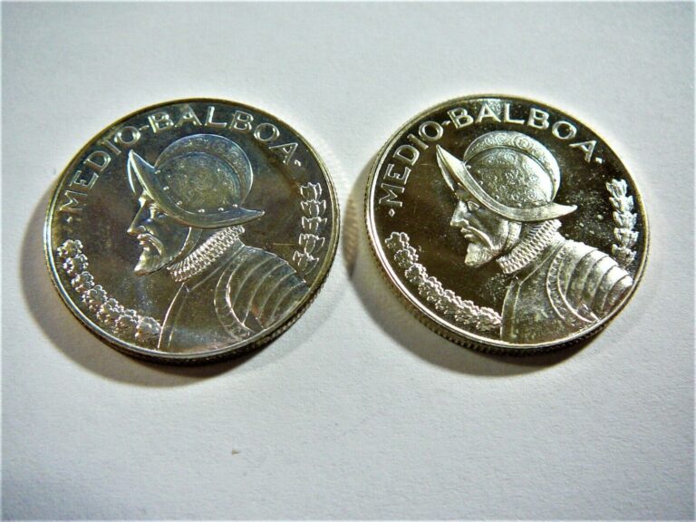 Read more about the article PANAMA 1967 and 1972 1/2 Balboa Silver Proof Coins