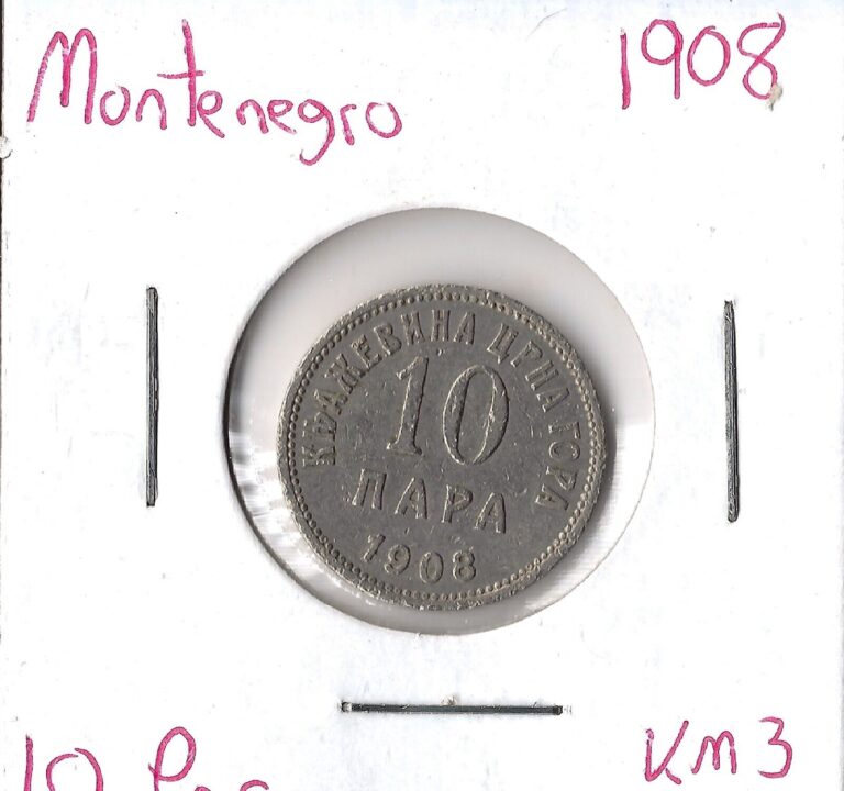 Read more about the article Coin Montenegro (Kingdom) 10 Para 1908 KM3  Combined Shipping