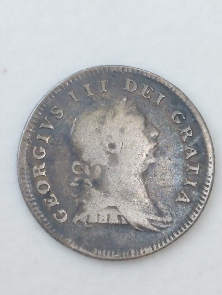 Read more about the article 1813 10 PENCE IRELAND Irish Silver BANK TOKEN/COIN   GEORGE III