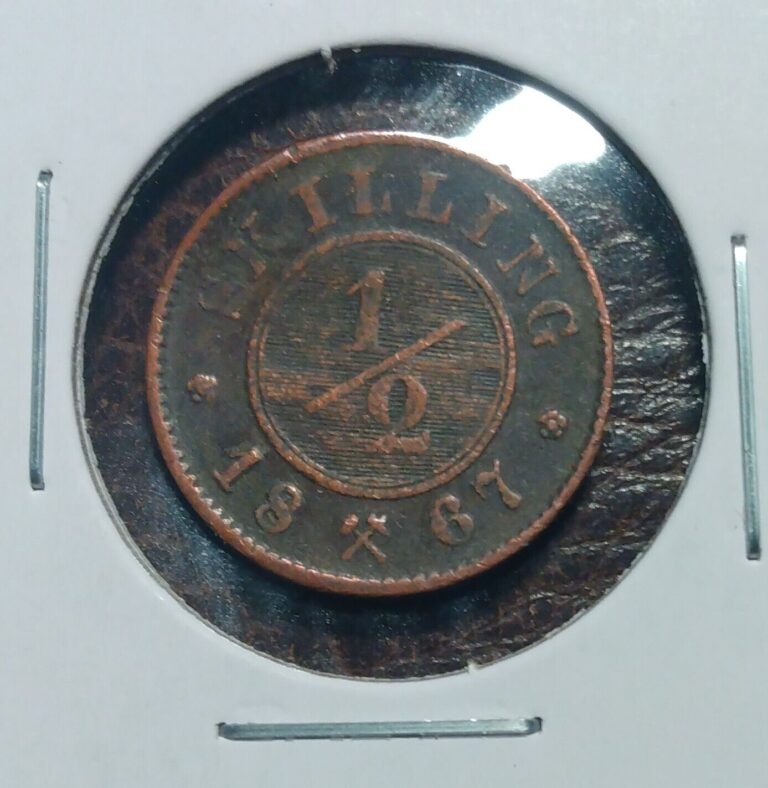 Read more about the article 1867 NORWAY 1/2 SKILLING World Norwegian Coin