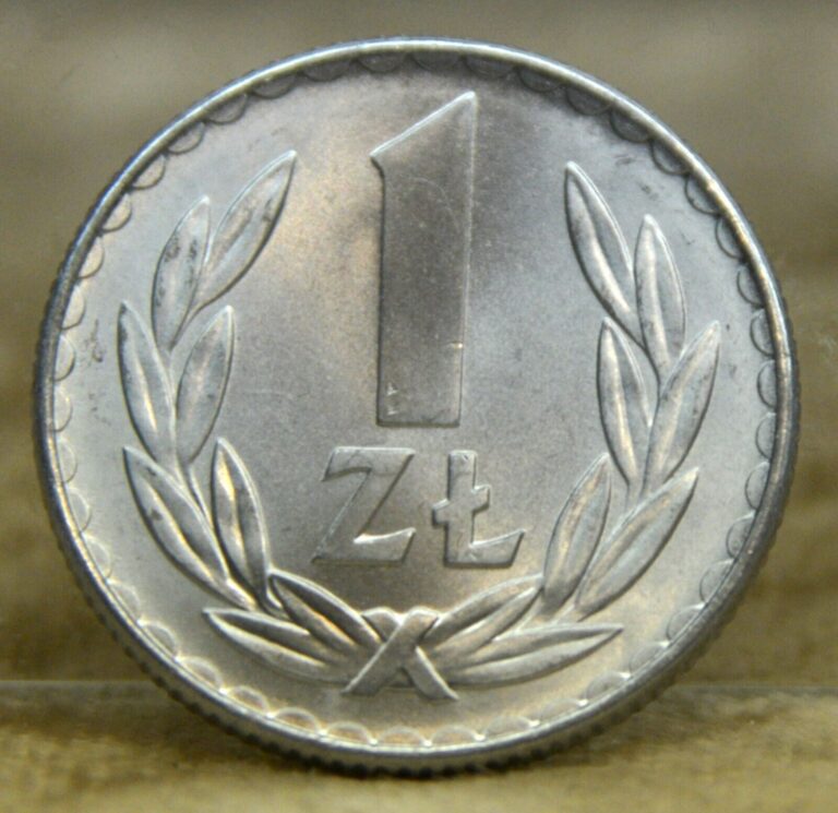 Read more about the article Poland 1975 1 Zlote Uncirculated  Aluminum