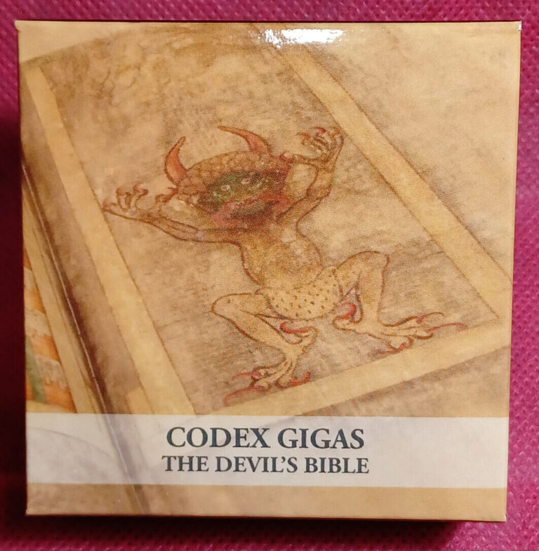 Read more about the article 2016 Equatorial Guinea 1000 Francos CFA: THE CODEX GIGAS  or DEVIL’S BIBLE: 1oz