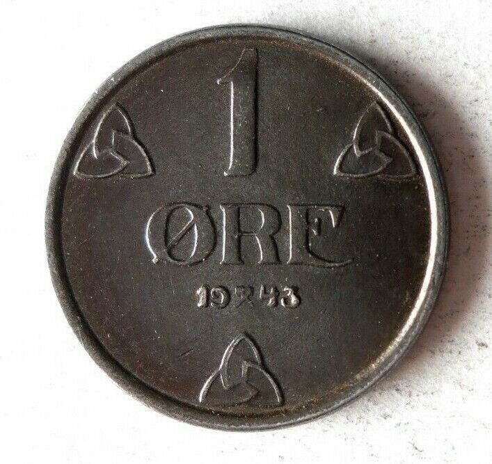 Read more about the article 1943 NORWAY ORE – AU – WW2 OCCUPATION – Collectible Coin – FREE SHIP – BIN PPP