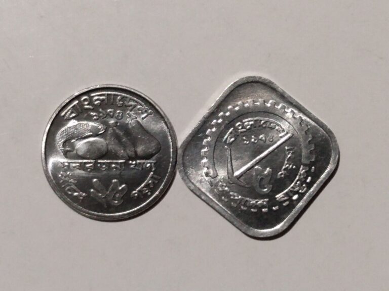 Read more about the article 1970’s BANGLADESH 5 and 25 POISHA (2 COINS) UNC BU ALUMINUM and STEEL