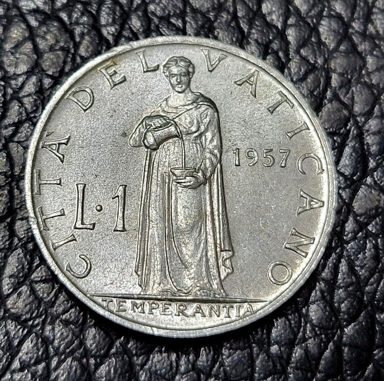 Read more about the article 1957  VATICAN CITY 1 LIRE COIN