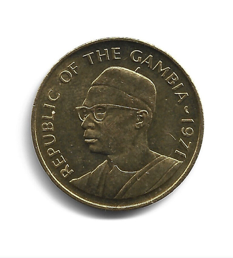 Read more about the article World Coins – Gambia 10 Bututs 1971 Coin KM# 10