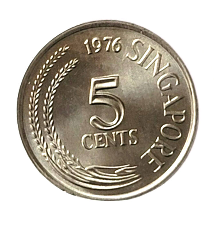 Read more about the article Singapore 5 cents 1976 Copper-Nickel Coin
