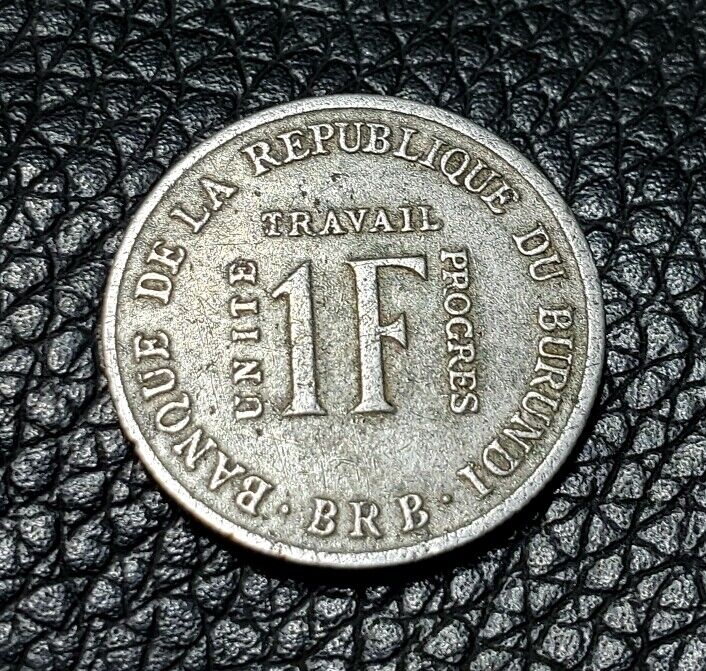 Read more about the article 1970 Burundi 1 Franc  Coin
