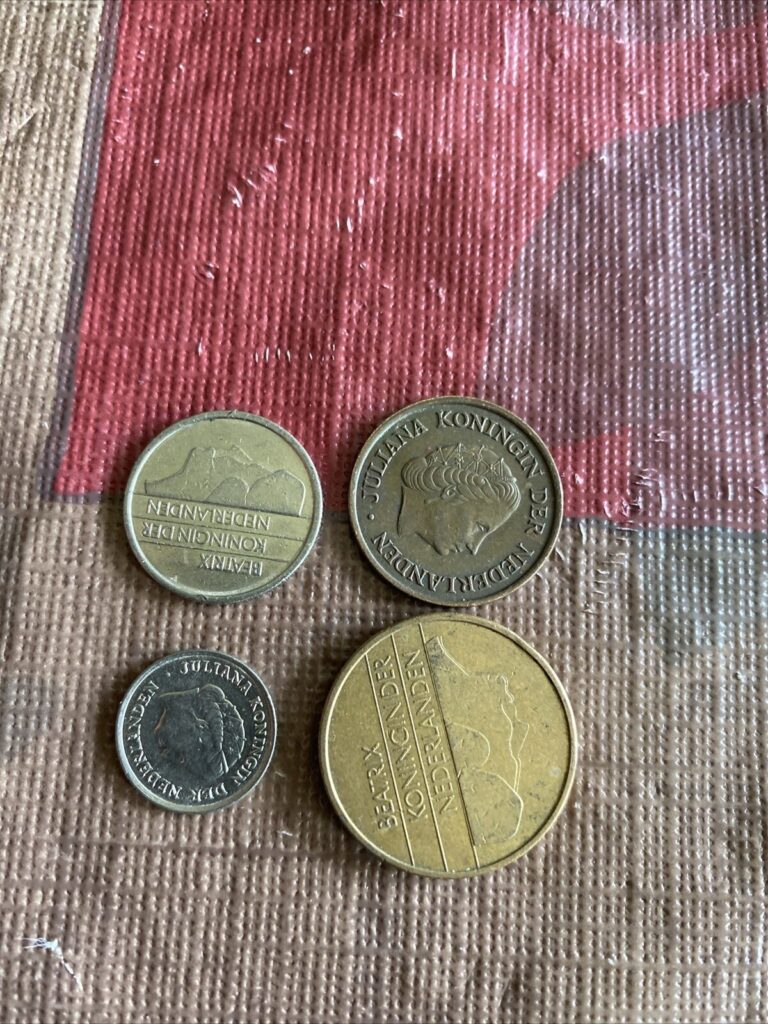 Read more about the article 4 Nederland Netherlands  1957 5  1987 25  1959 10 1993 5G Dutch Coins