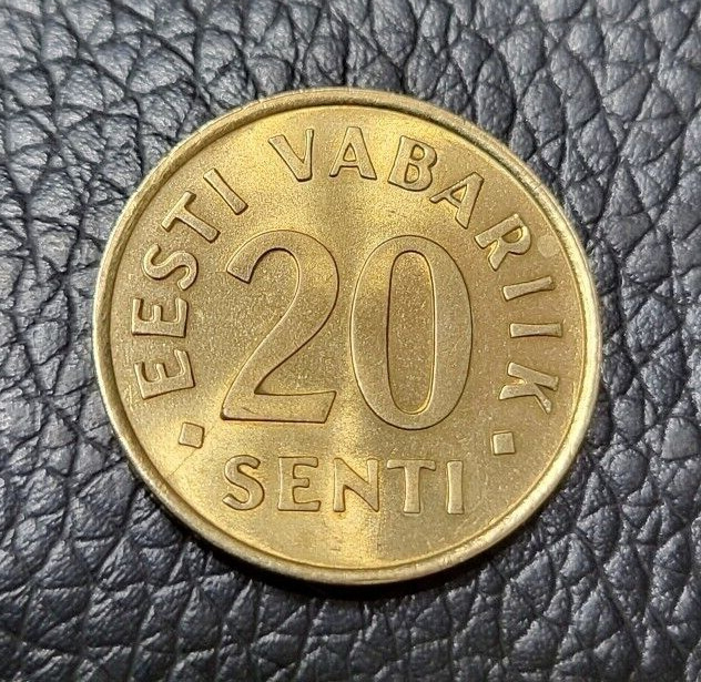 Read more about the article 1992 Estonia 20 Senti Coin