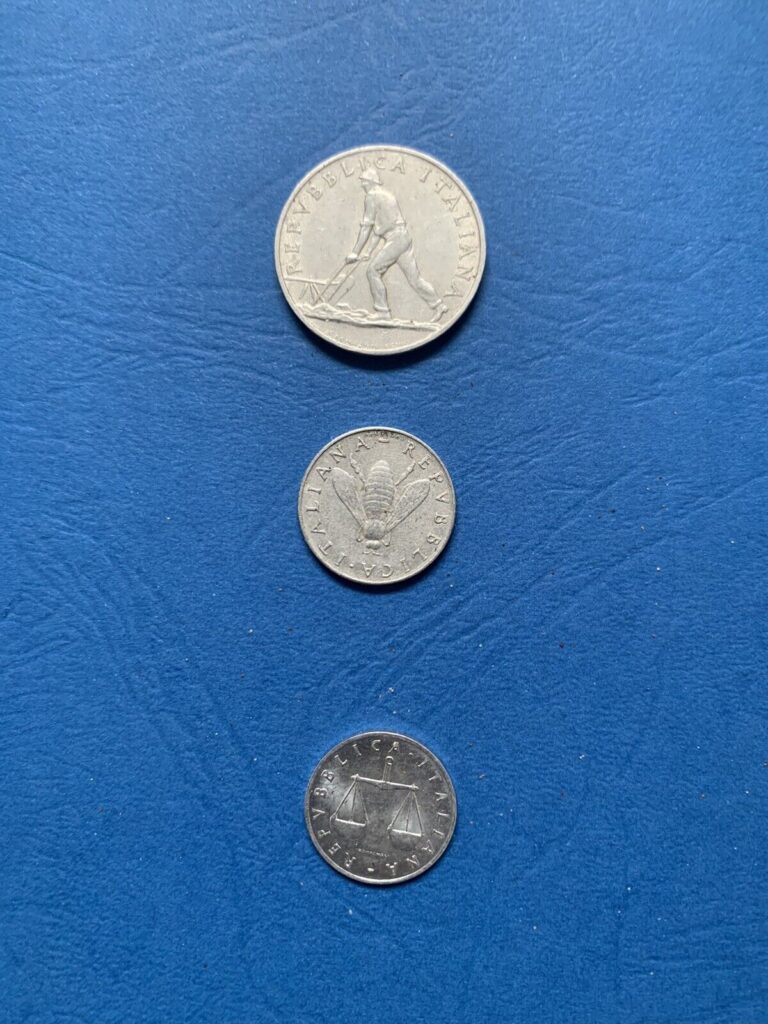 Read more about the article Lot of 3 Coins: 1 Lira 1954 + 2 Lire 1950 + 2 Lire 1954 Italy