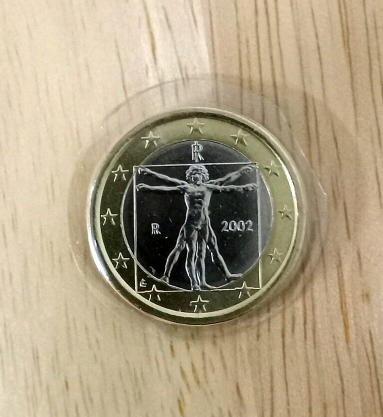 Read more about the article 1 Euro 2002 Leonardo Da Vinci bu Coin