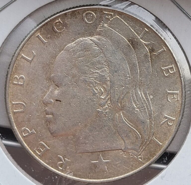 Read more about the article 1962 Liberia Silver Dollar *Lightly Circulated*