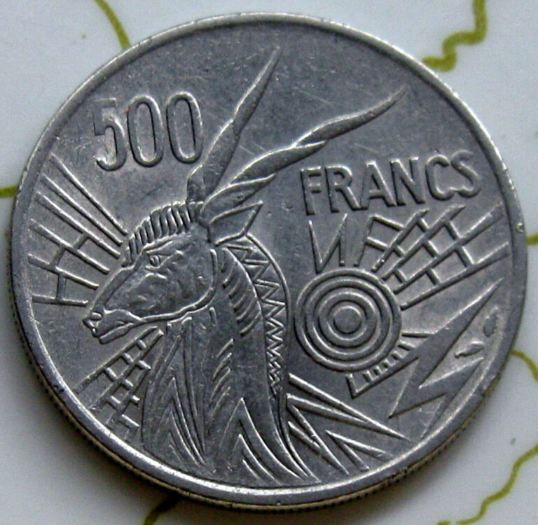 Read more about the article COIN GABON 500FR 1976 UNC 155
