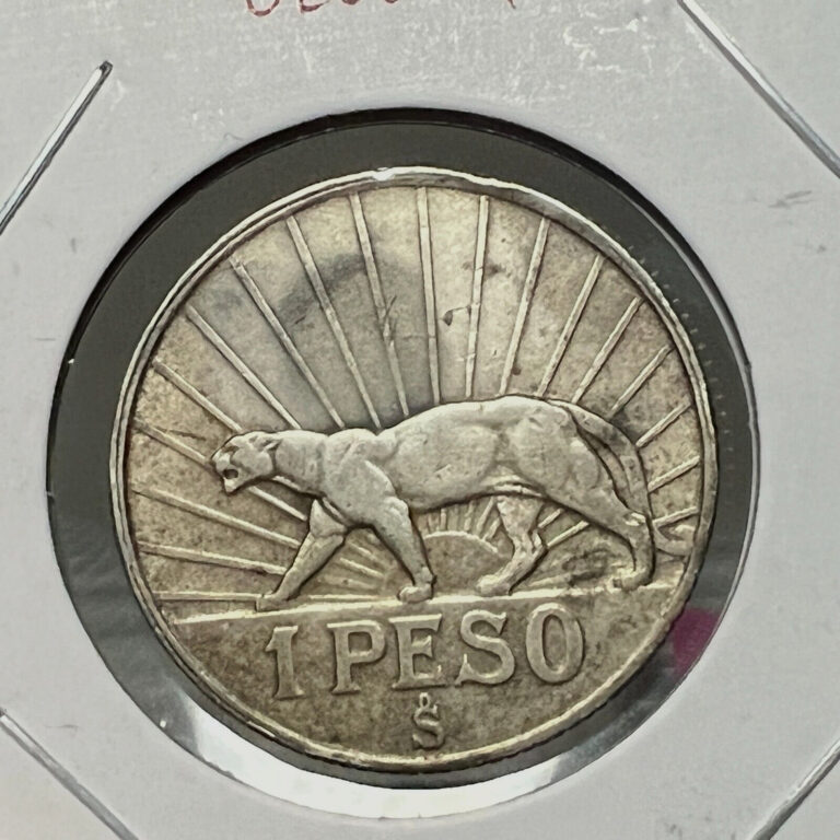 Read more about the article 1942 URUGUAY SILVER PESO SCARCE COIN