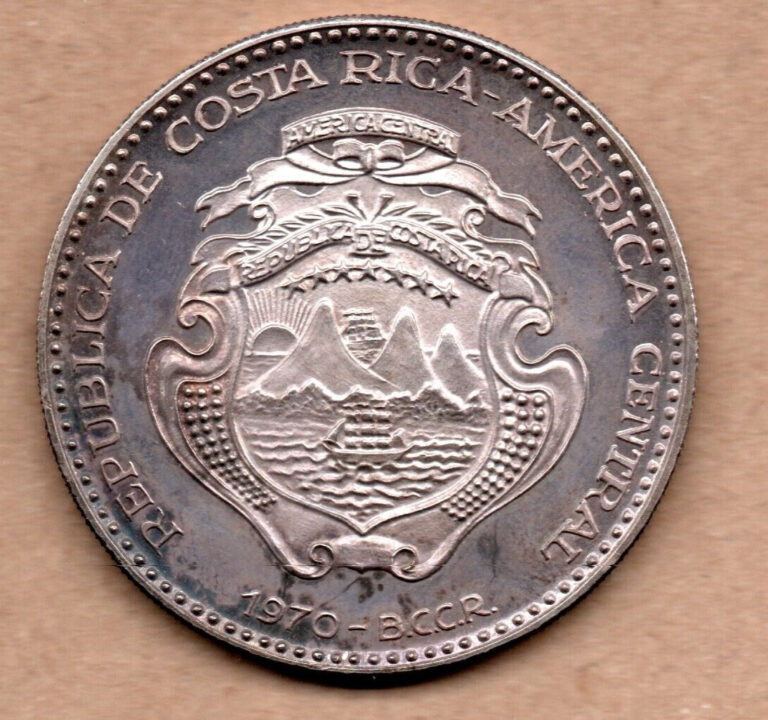 Read more about the article COSTA RICA – 10 COLONES – 1970 – KM#192 – SILVER PROOF COIN