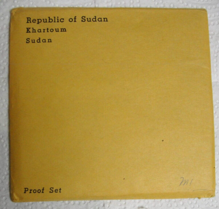 Read more about the article Republic Of SUDAN 8 Coin Proof Set Sealed Envelope NEVER SEEN OR TOUCHED