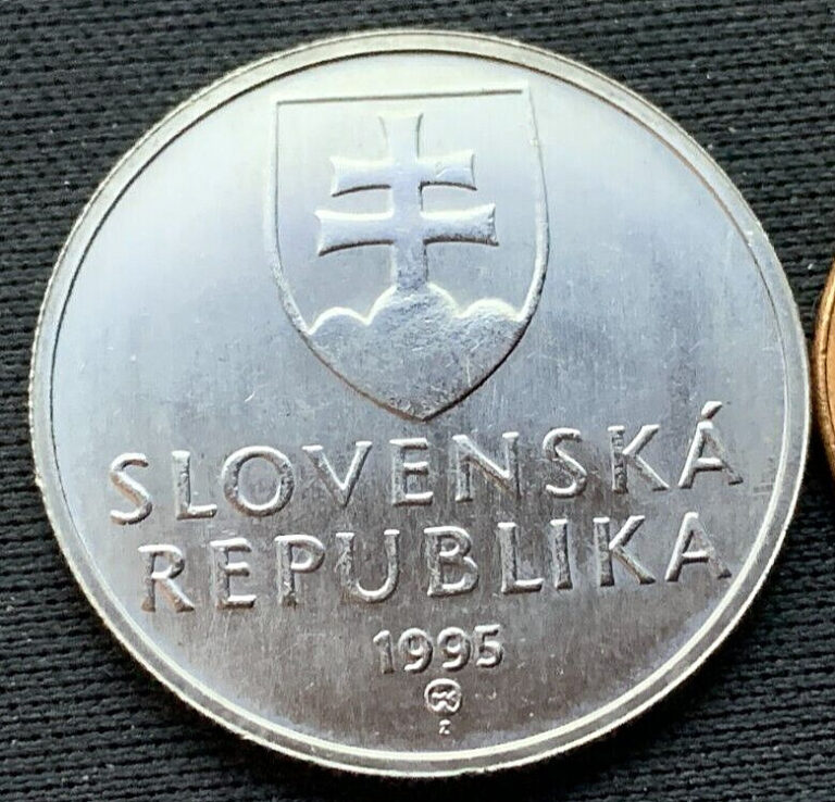 Read more about the article 1995 Slovakia 5 Korún Coin UNC Condition Rarity   #M335