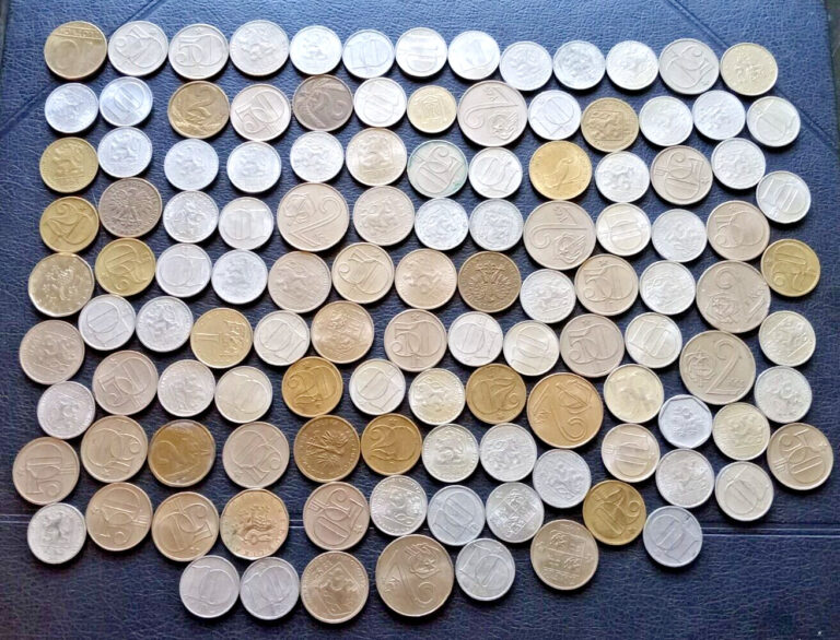 Read more about the article Czechoslovakia Coin Lot 110 Coins Czech Republic Various Years and Denominations