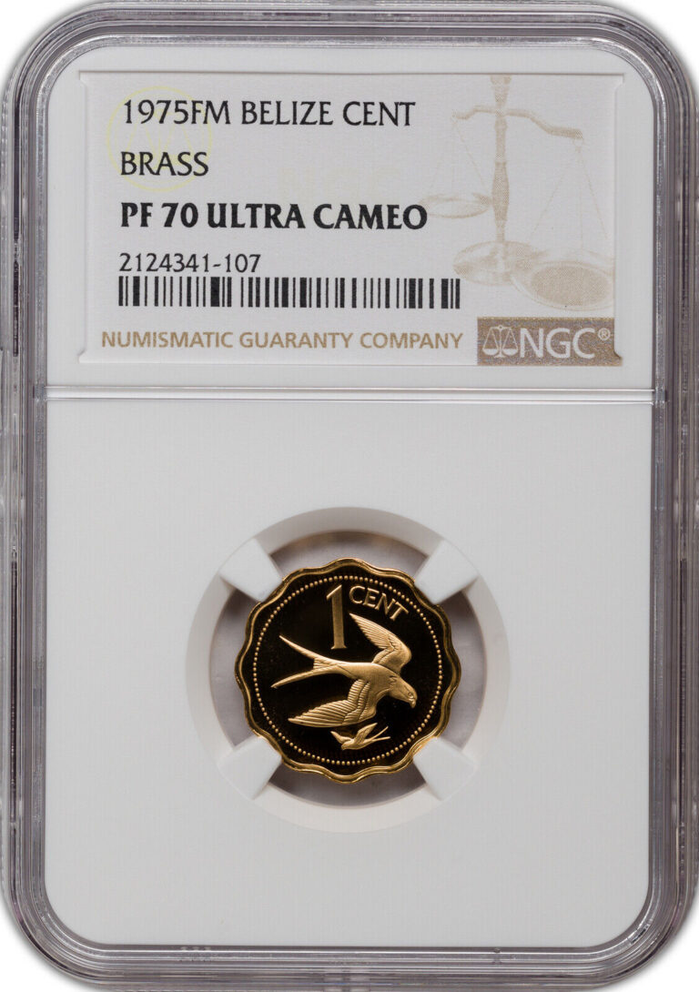 Read more about the article 1975-FM BELIZE CENT BRASS PF 70 UC NGC COIN FINEST KNOWN