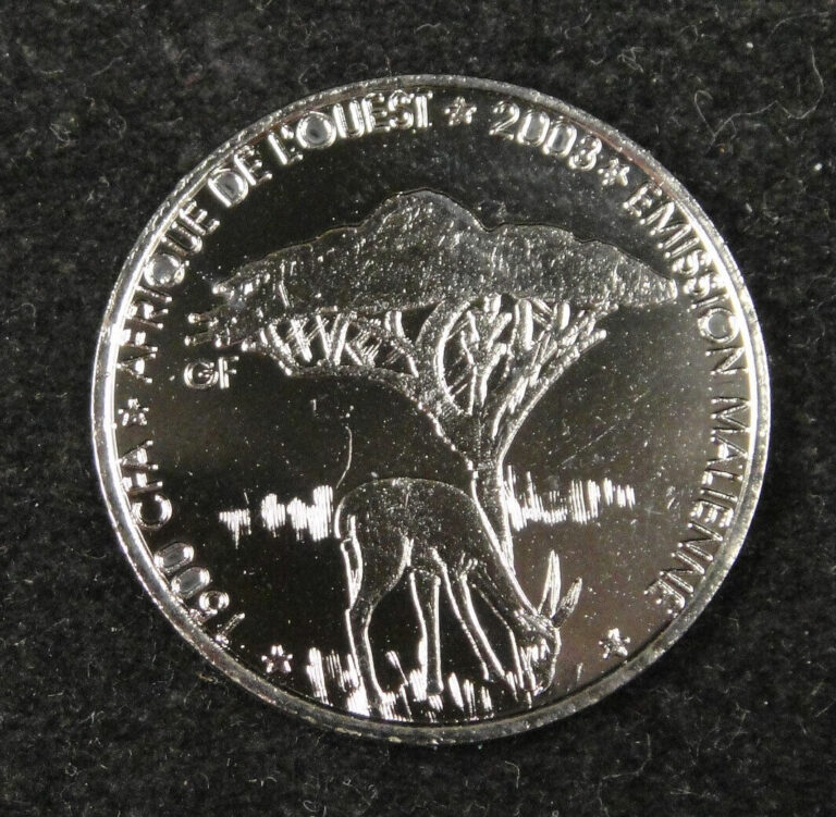 Read more about the article Africa Mali Coin 1500 CFA 1 Africa 2003 UNC