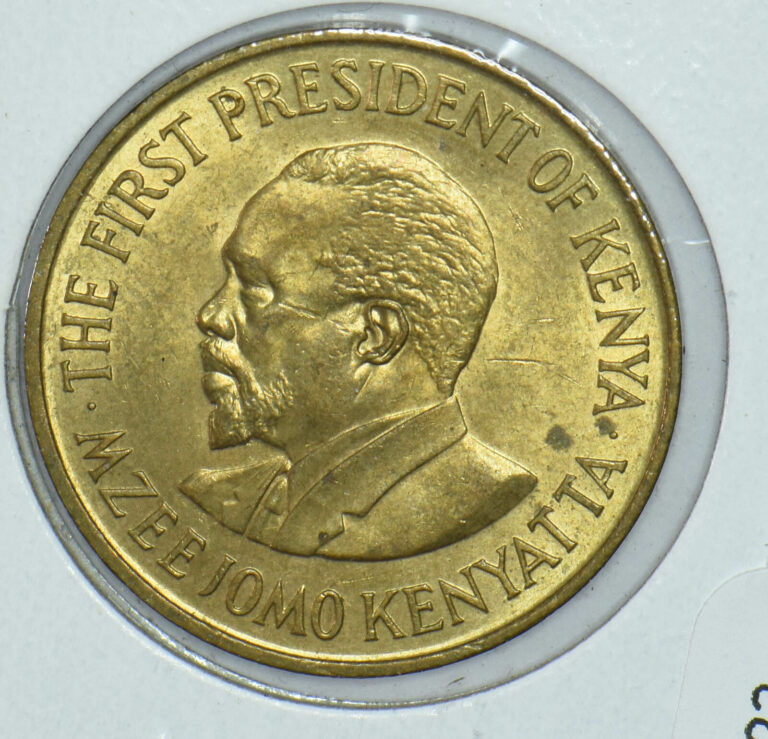 Read more about the article Kenya 1971 Mzeejomo Kenyatta 5 Cents Lions animal First President Of Kenya 19152