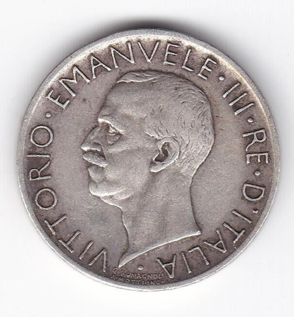 Read more about the article 1929 Italy 5 Lira SILVER Coin from fascist period