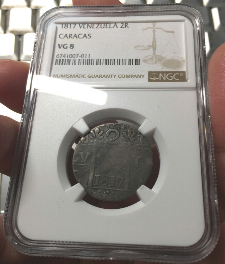 Read more about the article 1817 Venezuela 2R Silver NGC VG8