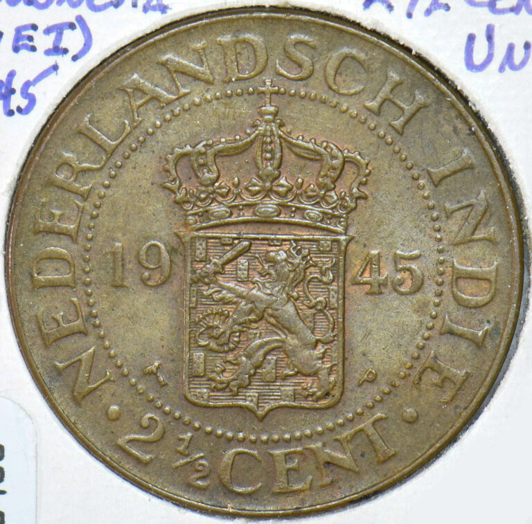 Read more about the article Indonesia 1945 NEI 2.5 Cents  290463 combine shipping