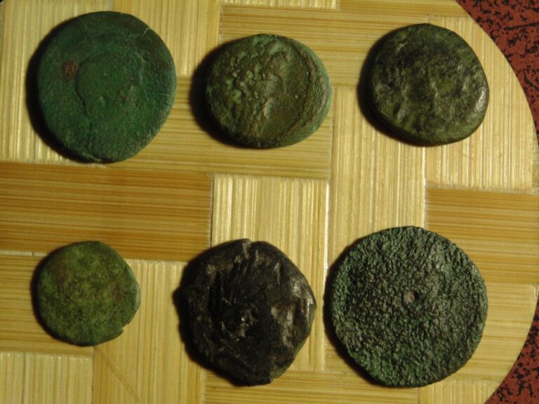 Read more about the article LOT OF 6  Greece Thrace Macedonia Ancient greek coins  Cleaned.