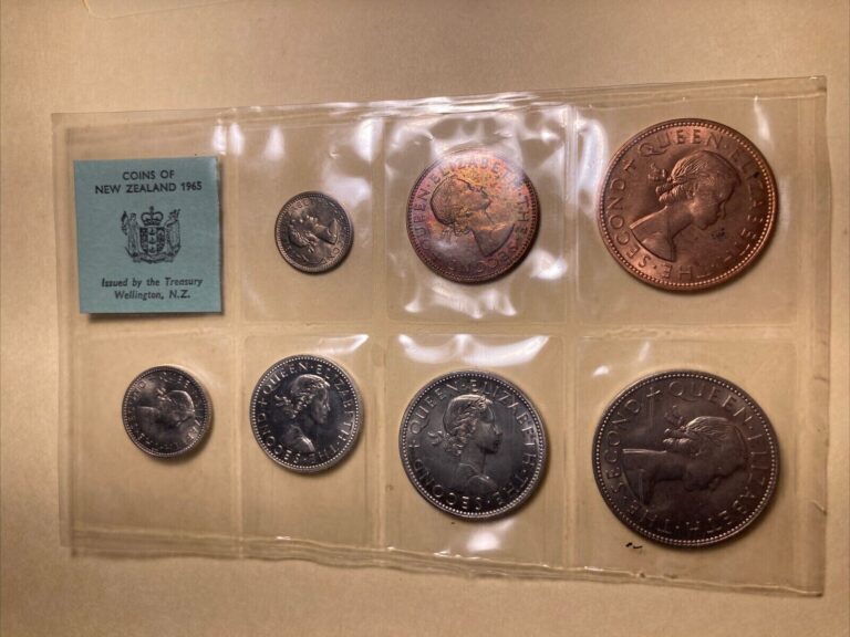 Read more about the article 1965 New Zealand Selected mint set uncirculated world coins pre-decimal SEALED!