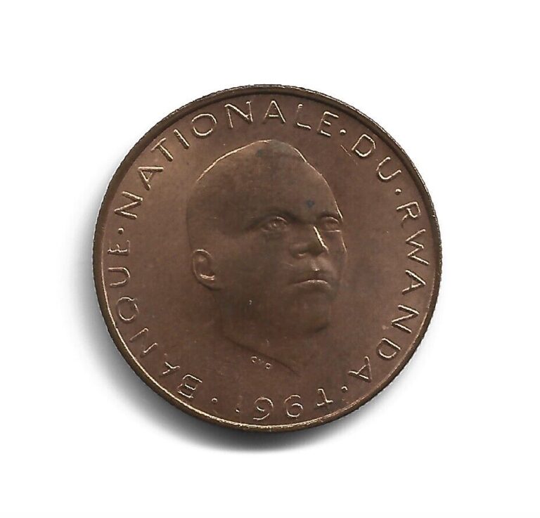 Read more about the article World Coins – Rwanda 5 Francs 1964 Coin KM# 6