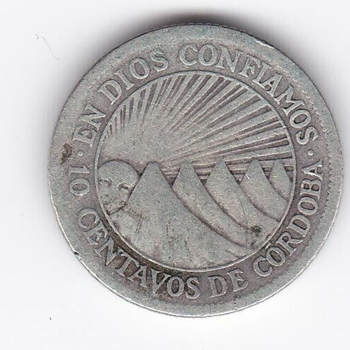 Read more about the article 1927 Nicaragua 10 Centavos SILVER Coin  low mintage semi-key