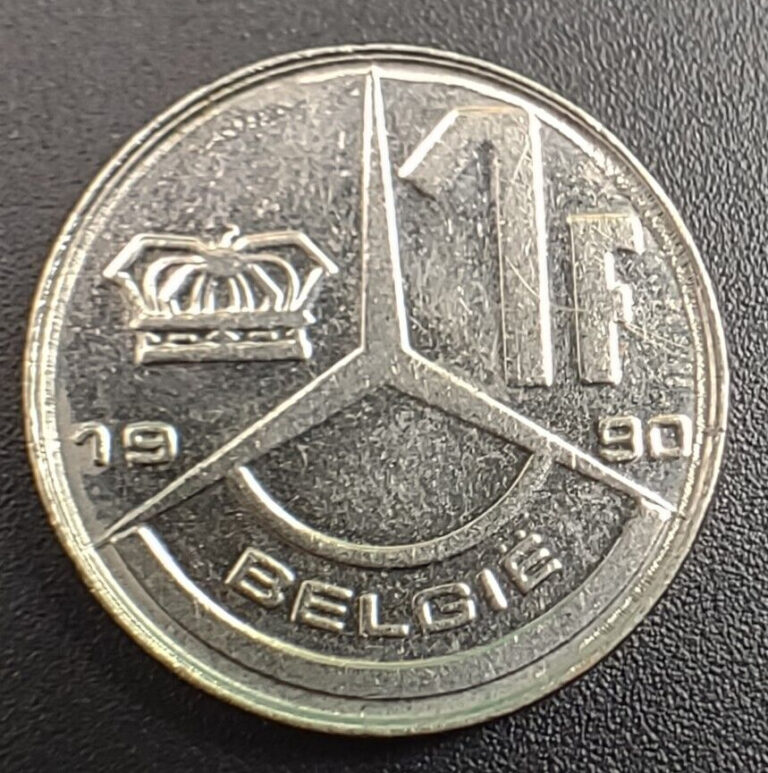 Read more about the article 1 Franc 1990 Belgium Coin KM#171