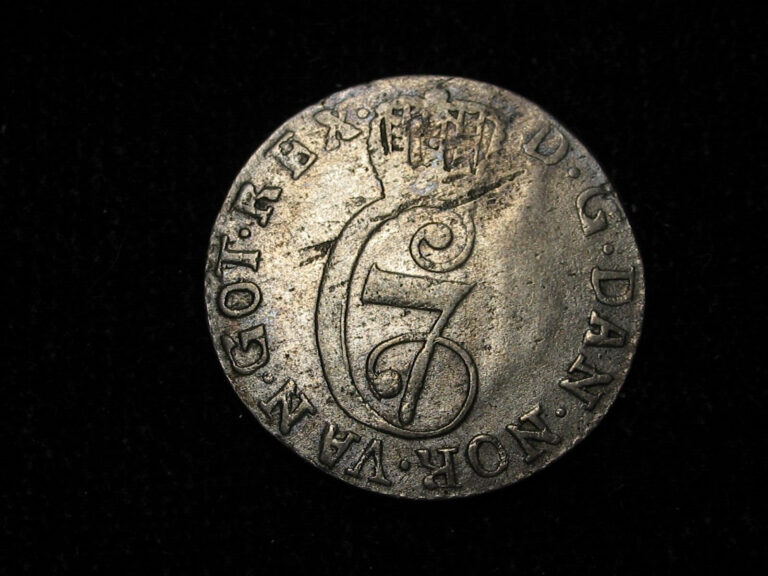 Read more about the article 1785 NORWAY ~ 2 SKILLING ~ SILVER ~ KM 255