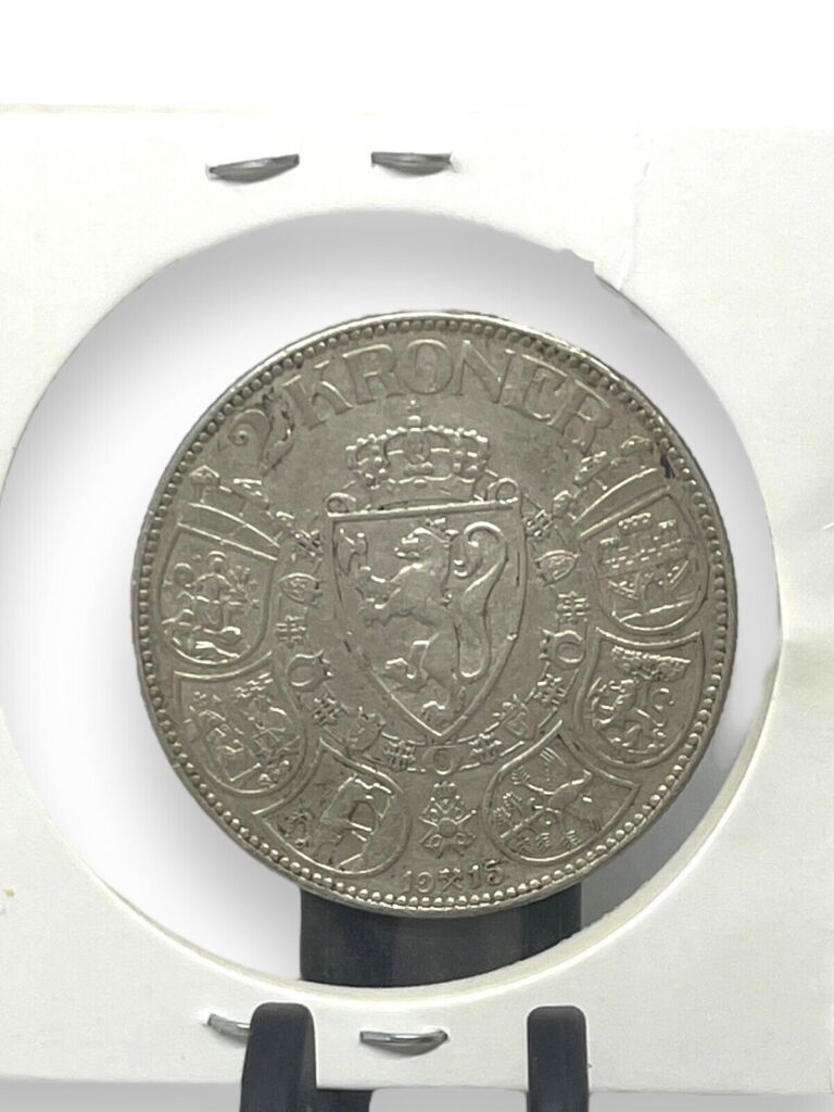 Read more about the article 1915 Norway 2 Kroner Silver Coin ~ Old World Collectible Coin