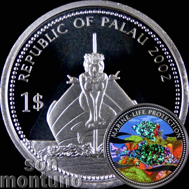 Read more about the article 2002 Palau $1 BLOWFISH and MERMAID Marine Life Protection Copper Coin PUFFER FISH