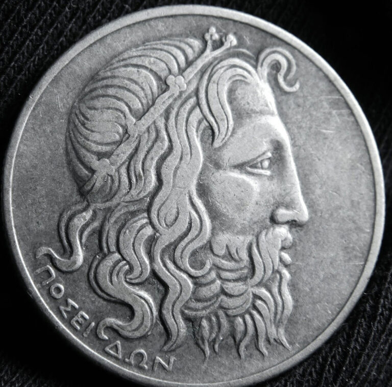 Read more about the article Greece:  20 Drachma 1930 Silver  123-619