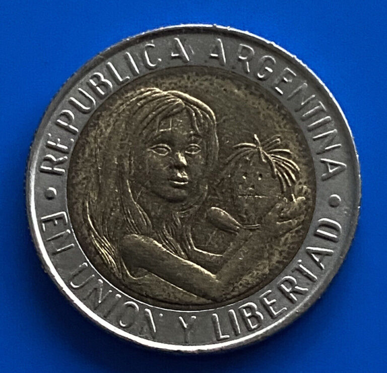 Read more about the article Argentina Coin $1 PESO 1996 ( UNICEF ) SCARCE