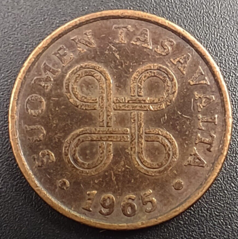 Read more about the article FINLAND KM45 1965 5 PENNIA COIN