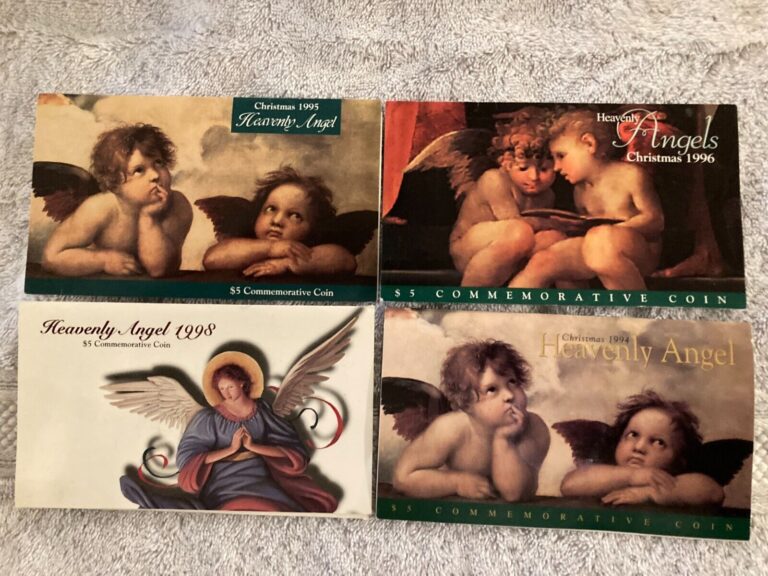 Read more about the article Marshall Islands Heavenly Angels Collection $5 coins.Cupronickle- set of 4