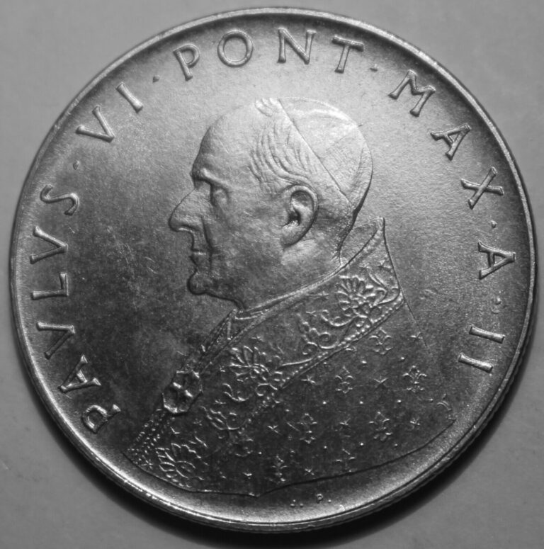 Read more about the article Vatican City 100 Lire Coin 1964 KM# 82.2 Pope Paul VI Pivs One Hundred Lire