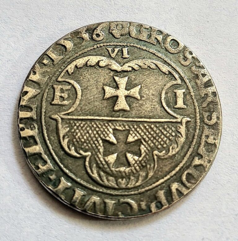 Read more about the article 1536 Poland / Polish coin   VI Gross King Sigmund I Old Collectors Coin