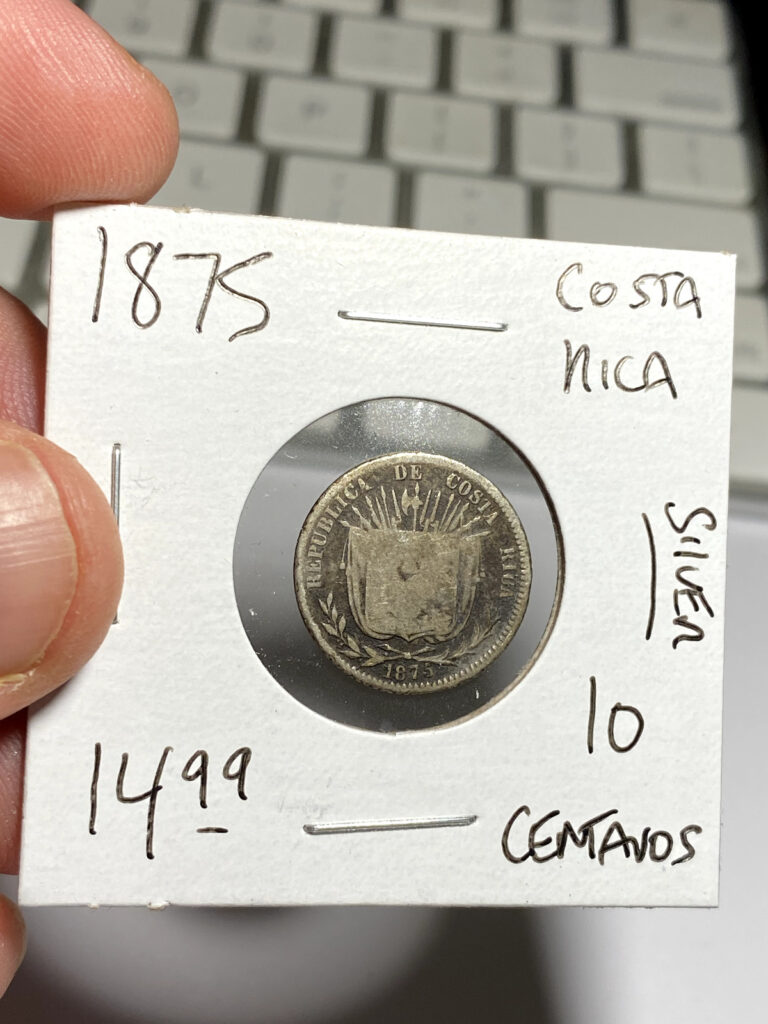 Read more about the article 1875 Costa Rica 10 Centavos