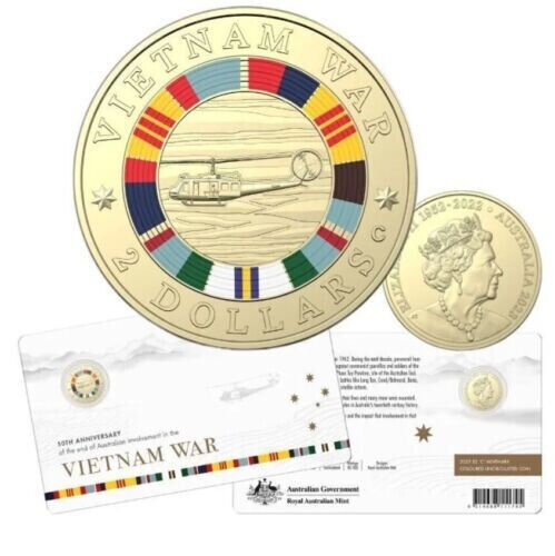 Read more about the article 2023 Australian 50th Anniversary of Vietnam War $2 Coin Free Express Post