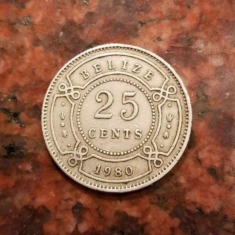 Read more about the article 1980 BELIZE 25 CENTS COIN – #B0661