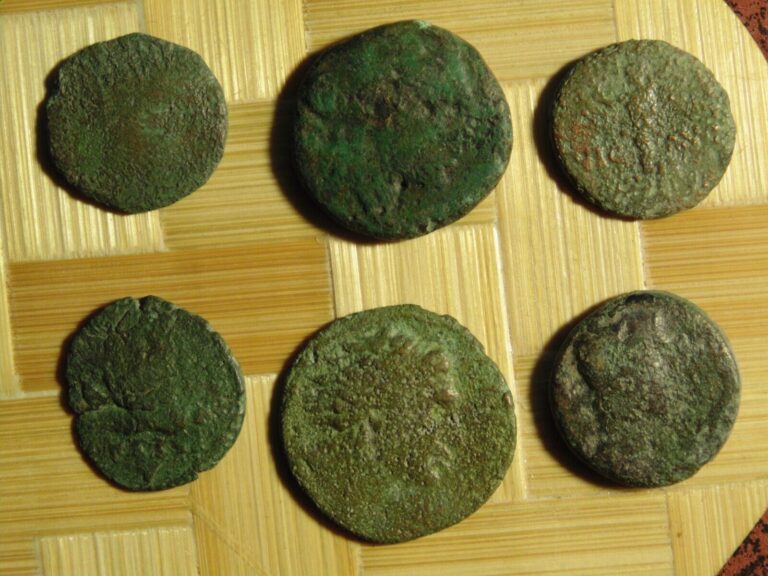 Read more about the article LOT OF 6  Greece Thrace Macedonia Ancient greek coins  Cleaned.