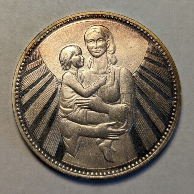 Read more about the article 1981 Bulgaria 25 Leva – Mother and Child – Silver – Beautiful Lightly Toned BU