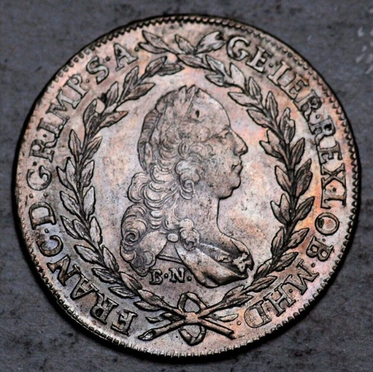 Read more about the article AUSTRIA SILVER 20 KREUZER 1765 (1778) KREMNITZ MINT BN/SKPD